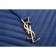 Saint Laurent Classic Monogram Shopping Bag Royal Blue 607879