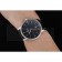 Swiss Vacheron Constantin Patrimony Black Dial Silver Diamonds Case Black Leather Bracelet 1454164
