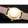 Swiss Rolex Datejust Black Dial Gold Case Black Leather Strap