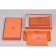 Hermes Bearn Wallet with Gusset Orange