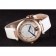 Cartier Ballon Bleu White Leather Strap  621449