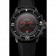 Blancpain Fifty Fathoms Speed Command Carbon Fiber Dial With Red Markings Black PVD Case Black Leather Strap 1453775