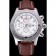 Breitling Chronomat Evolution White Dial Brown Leather Bracelet  622517