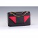 YSL Betty Medium Chain Shoulder Red Black