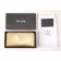 Prada Saffiano Leather Zip Around Small Gold Wallet