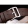 Hermes Classic MOP Dial Brown Leather Strap