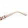 Hermes Oversized Round Frame Beige Sunglasses 308098