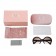 Miu Miu Cut Off Round Havana Frame Sunglasses 308446