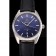 Omega Globemaster Blue Dial Stainless Steel Case Black Leather Strap