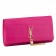 Saint Laurent Cassandre Tassel Fuchsia Clutch