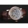 Patek Philippe Grand Complications Gray Skeleton Dial Rose Gold Case Brown Leather Strap 1453807