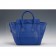 Celine Mini Luggage Royal Blue Silver Hardware 18926737