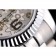 Rolex Swiss DateJust Stainless Steel Ribbed Bezel Flower Silver Dial 42001