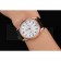 Patek Philippe Chronograph White Dial Blue Markings Rose Gold Case Black Leather Strap