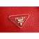 Prada Double Tote Red With Python Handles
