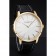 Swiss Vacheron Constantin Patrimony Grand Taille White Dial Gold Case Black Leather Bracelet  1454176