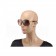 Hermes Oversized Round Frame Brown Sunglasses 308099