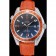 Omega Seamaster Planet Ocean GMT Orange Dial Orange Leather Band   622395