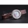 Bvlgari B.ZERO1 Pearl Dial Diamond Numerals Purple Leather Bracelet