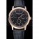 Vacheron Constantin Patrimony Power Reserve Black Dial Rose Gold Case Black Leather Bracelet  1454265