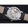 Patek Philippe Geneve Two Dial Black Dial Stainless Steel Bezel Black Leather Band  622145