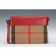Burberry House Check And Red Leather Crossbody Bag 18926899
