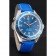 Omega Seamaster Planet Ocean Blue Dial Blue Leatherl Bracelet  622538