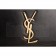 Saint Laurent Medium Monogram Satchel Black