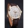 Omega Seamaster Planet Ocean GMT White Dial Gold Case Brown Leather Band  622399