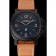 Panerai Luminor Ion Plated Stainless Steel Bezel Orange Leather Bracelet  622309