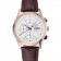 Patek Philippe Grand Complications White Dial Gold Case Brown Leather Bracelet  1454239