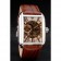 Emporio Armani Meccanico Brown Leather Strap Open Dial 98255