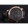 A. Lange & Sohne Lange 1 Black Dial Rose Gold Case Black Leather Strap