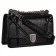Dior Metallic Perforated Diorama Small Flap Bag Black 18926710