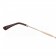 Miu Miu Rounded Cut Off Cat-Eye Brown Sunglasses 308041