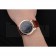 Vacheron Constantin Traditionnelle Black Ship Dial Rose Gold Case Brown Leather Strap