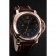Panerai Luminor Marina 8 Days Black Dial Rose Gold Case Brown Leather Strap