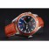 Omega Seamaster Planet Ocean GMT Orange Dial Orange Leather Band   622395