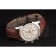 Breitling Transocean White Dial Light Brown Leather Strap Rose Gold Bezel