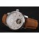 Patek Philippe Grand Complications Day Date Tourbillon White Dial Rose Gold Numerals Stainless Steel Case Brown Suede Leather Strap 1453818