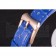 Chopard Luxury Gold Bezel with White Dial and Blue Leather Strap  621544