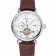 Vacheron Constantin Traditionnelle Calibre White Dial Silver Case Brown Leather Bracelet 1454065
