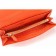 Prada Saffiano Leather Orange Wallet