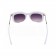 Miu Miu Square White Frames Sunglasses 307882