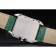Cartier Tank Anglaise 36mm White Dial Diamonds Steel Case Green Leather Bracelet