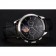 Patek Philippe Chronograph Black Dial Stainless Steel Case Black Leather Strap
