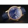 Swiss Cartier Ronde Solo Blue Dial Gold Diamond Case Blue Leather Strap