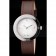 Hermes Classic MOP Dial Brown Leather Strap