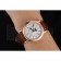 Patek Philippe Perpetual Calendar Retrograde Date White Dial Engraved Rose Gold Case Brown Leather Bracelet 1454148