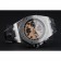Swiss Audemars Piguet Royal Oak Offshore Gold Dial Stainless Steel Case Black Leather Strap  622849